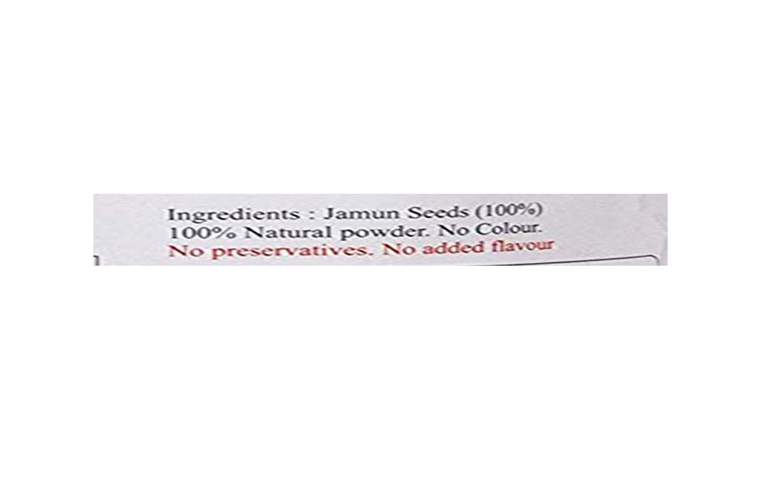 Saipro Jamun Seed Powder    Pack  250 grams